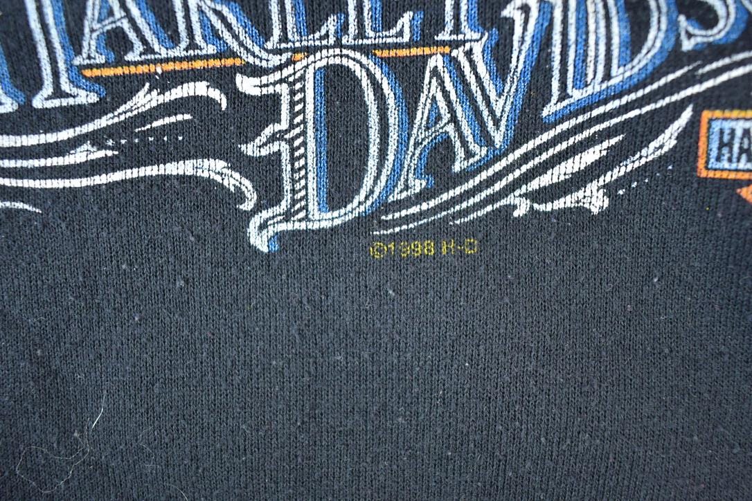 Vintage 1998 Harley Davidson Motorcycles Souvenir Crewneck Sweatshirt