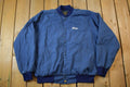Vintage 1990s Cooper Engineering Button Snap Light Bomber Jacket