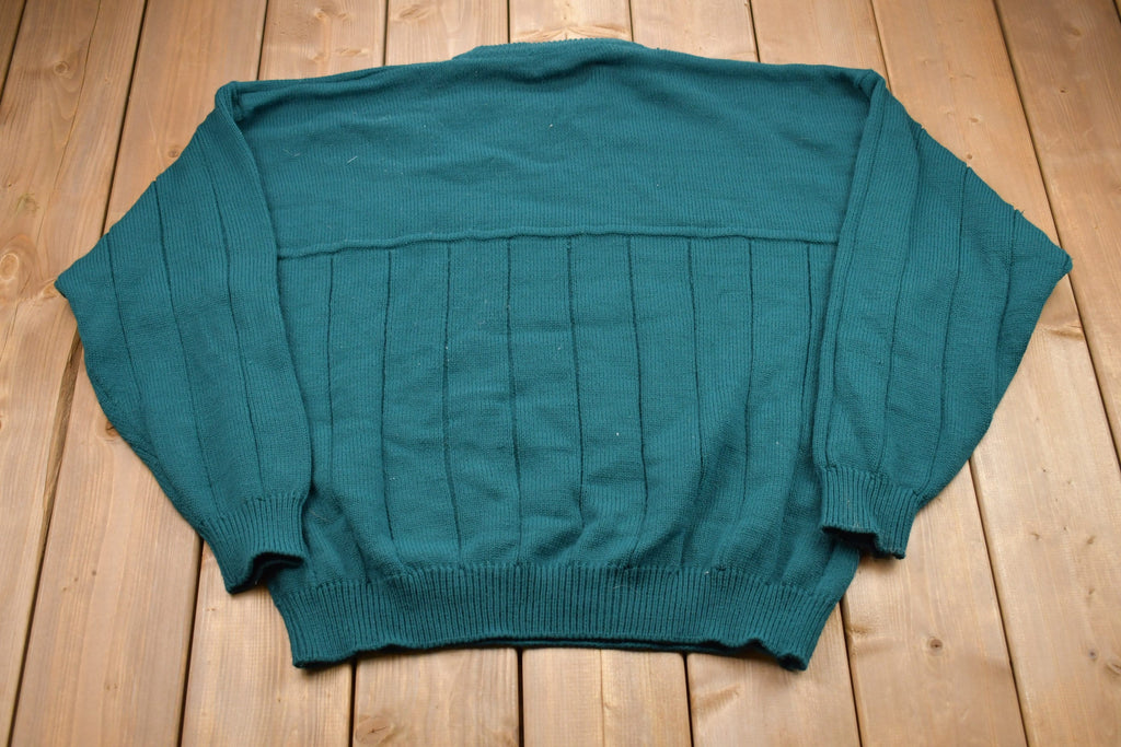 Vintage 1990s Sweater Graphix Embroidered Knitted Sweater