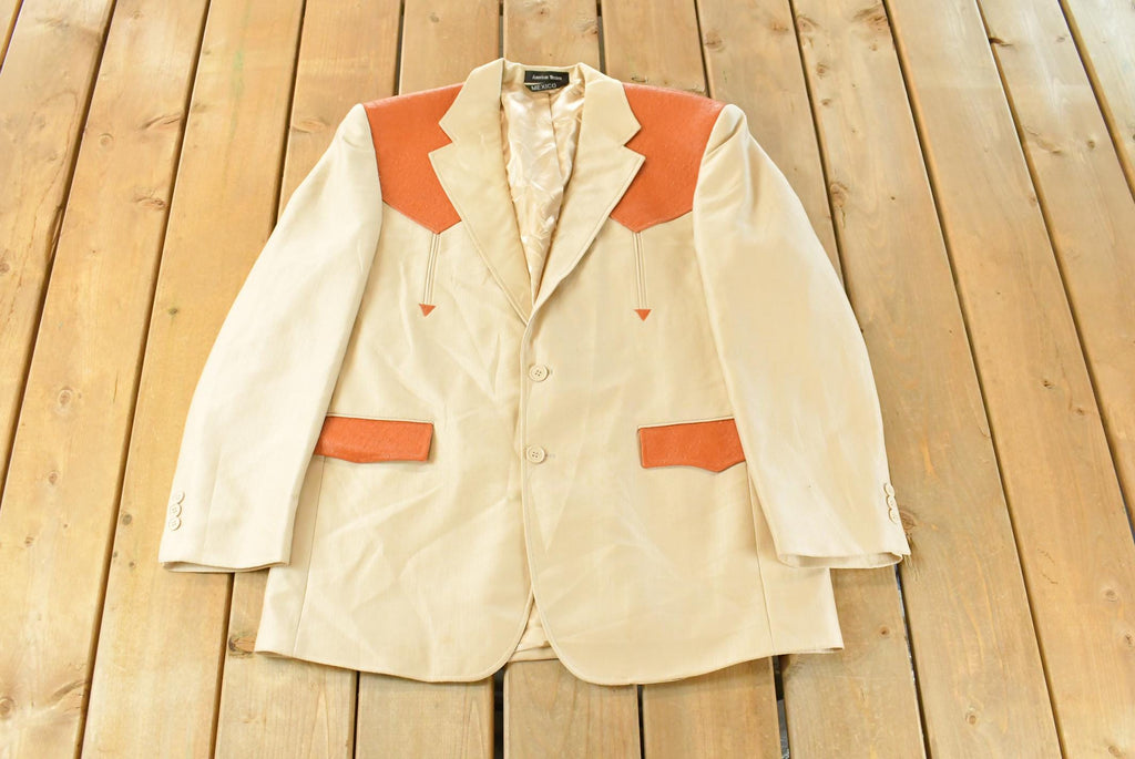 Vintage 1990s American Western Blazer Coat Men's Large