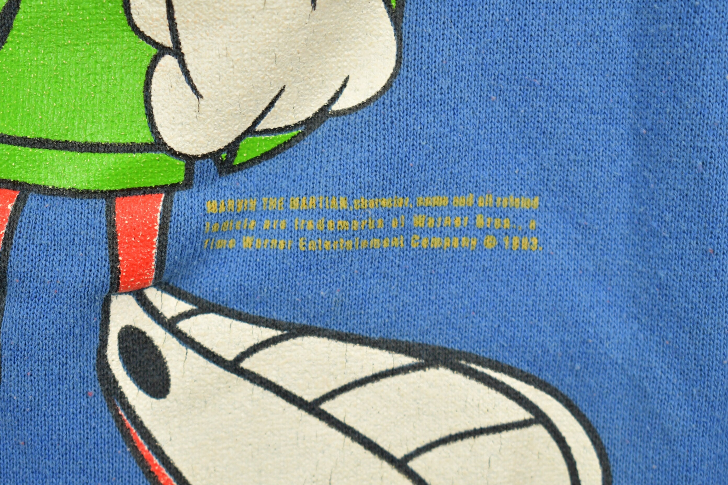 Vintage 1993 Marvin The Martian Looney Tunes Crewneck Sweatshirt