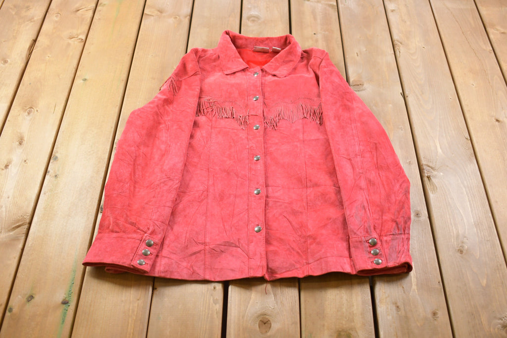 Vintage 1990s Western Fringe Jacket