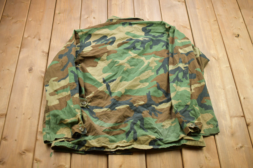 Vintage Military Button Up Shirt