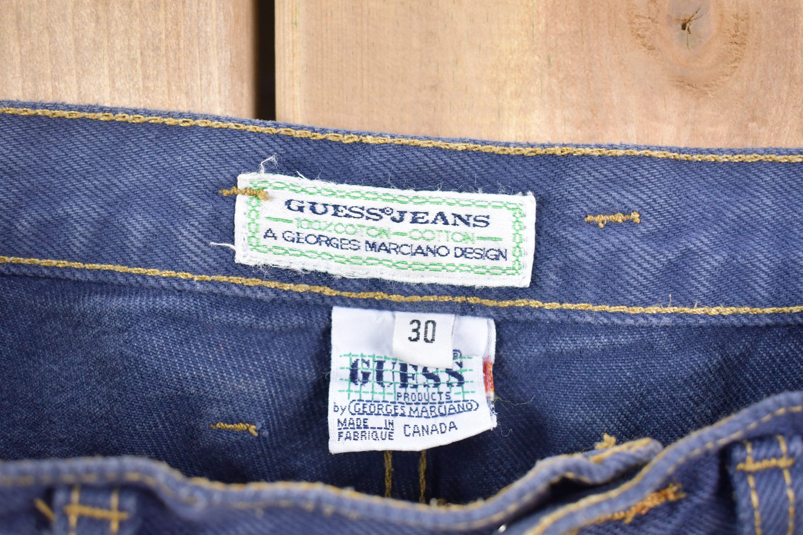 Vintage 1990s Guess Dark Wash Jeans