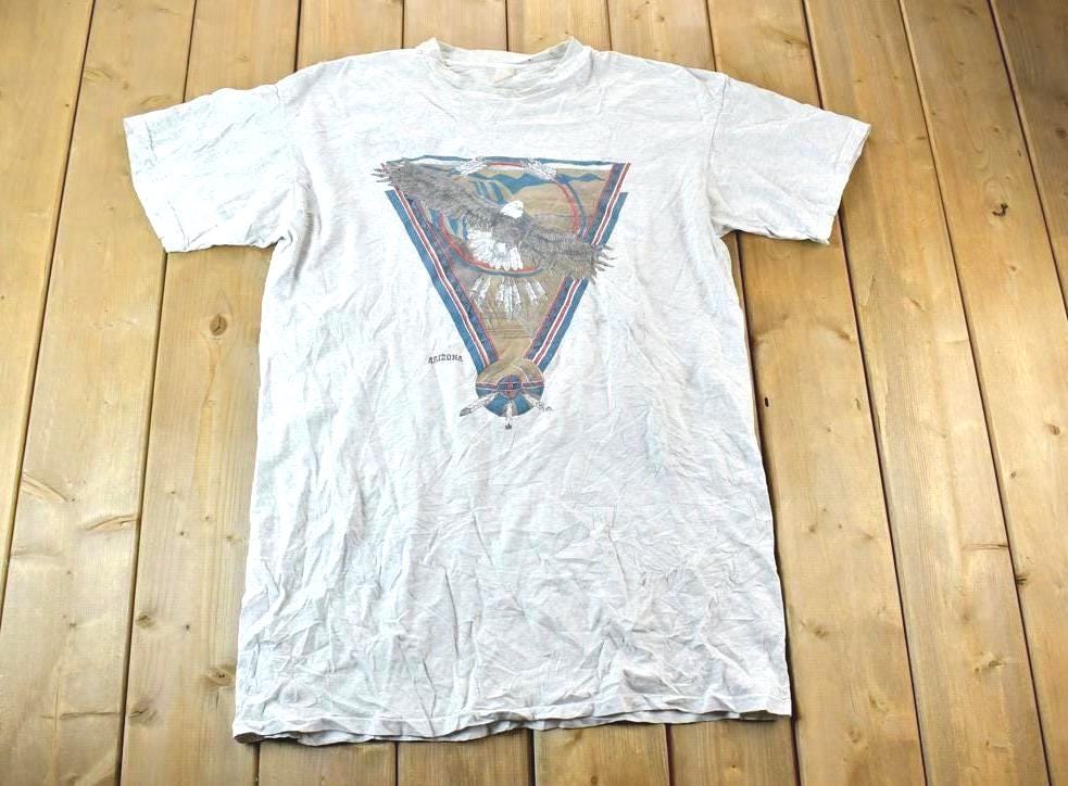 Vintage 1990s Arizona Bald Eagle Oversized Single Stitch T-Shirt