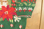 Vintage 1990s Tiara International Christmas Theme Knit Sweater Women's M  Vintage Holiday Sweater  Winter Landscape Theme
