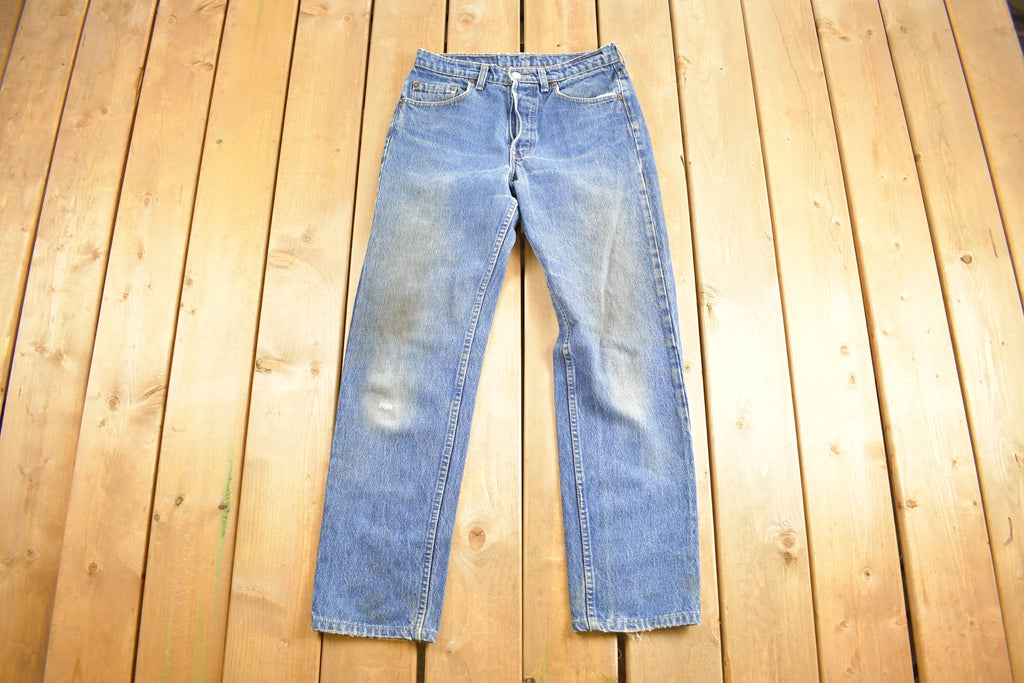 Vintage 1990s Levi's 501 Red Tab Jeans Size 30 x 29.5