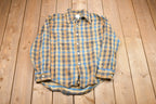 Vintage 1990s Golden Key Collection Plaid Shirt
