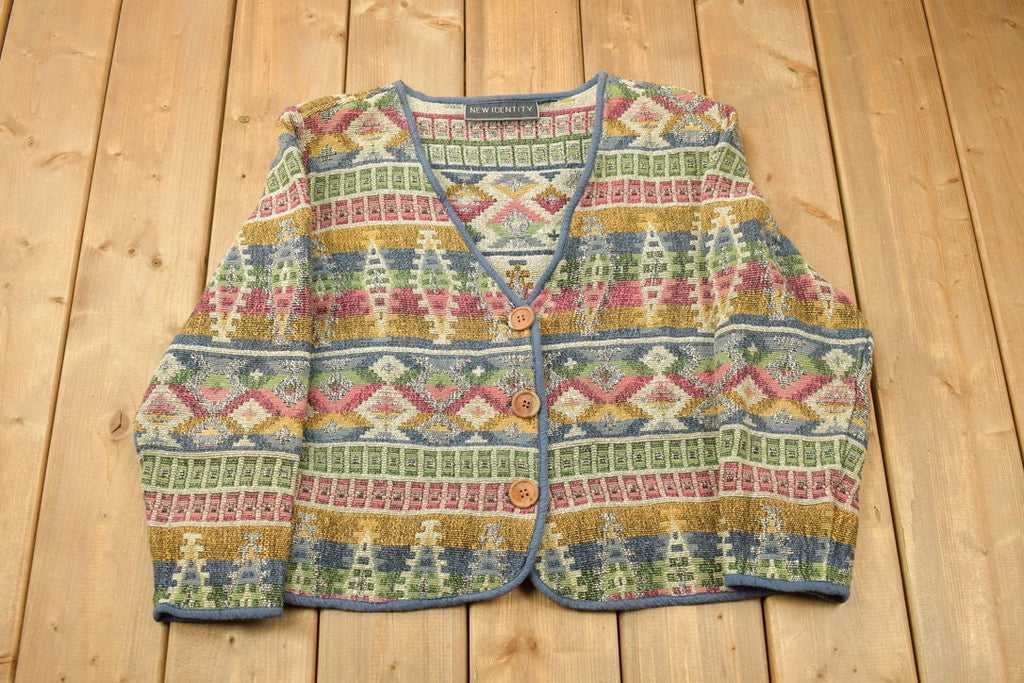Vintage 1990s New Identity Cardigan Sweater