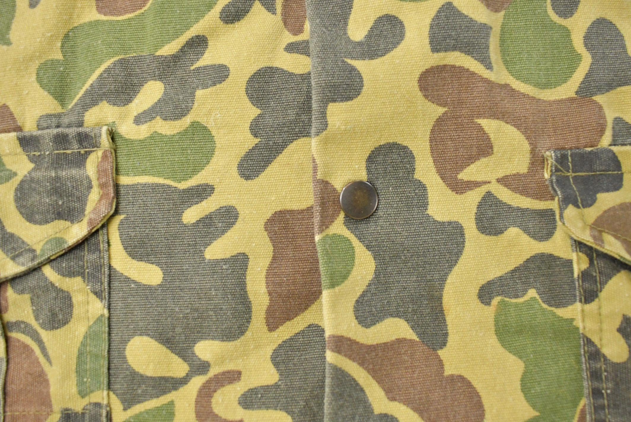 Vintage 1980s Duck Camo Hunting Jacket Men's Large /