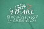 Vintage 1990s I Got Heart Team Graphic Crewneck Sweatshirt