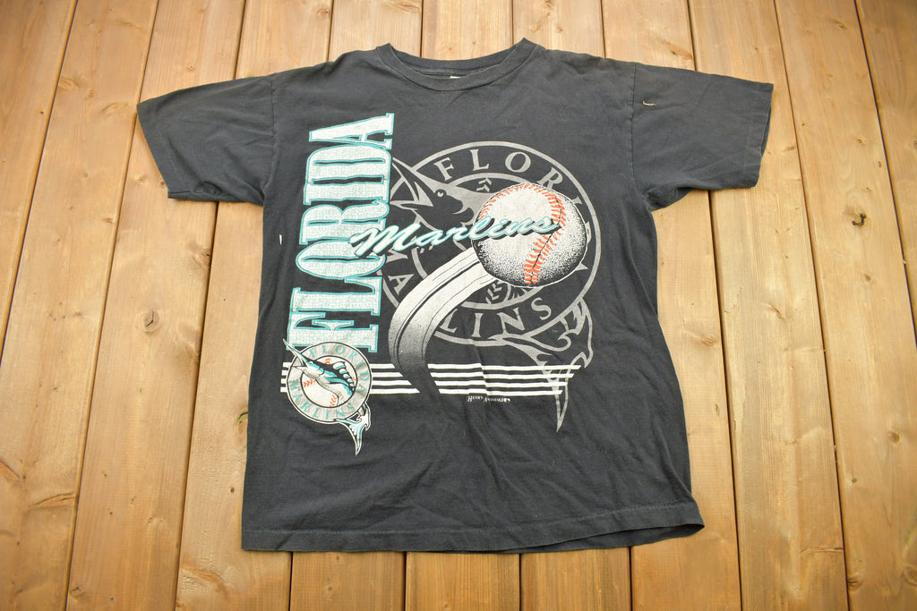 Vintage 1990s Florida Marlins MLB Graphic T-Shirt