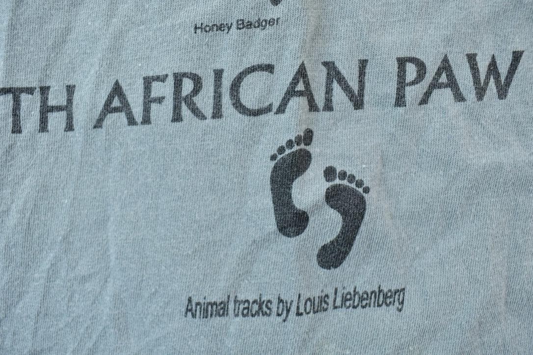Vintage 1990s South Africa Eco Prints Souvenir T-Shirt