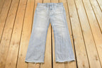Vintage 1990s Levi's 517 Boot Cut Denim Jeans Men's 34 x 31 / Vintage Denim / Vintage Levi's / Levi Jeans / Boot Cut Jeans / Distressing