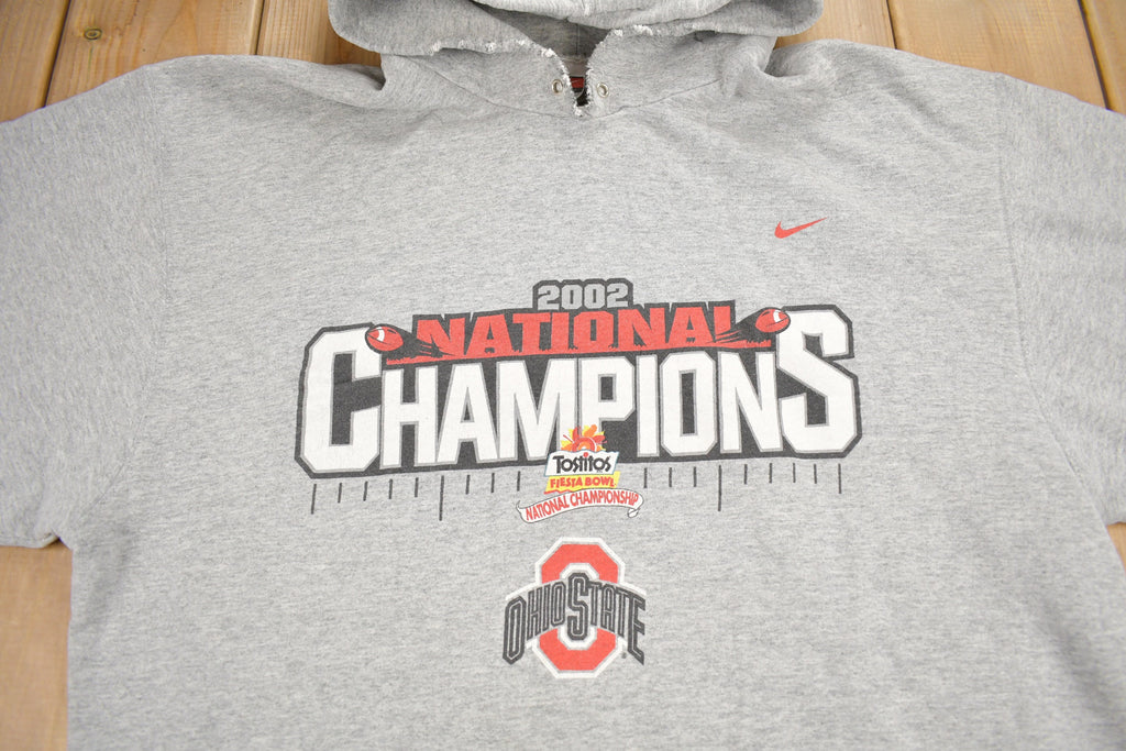 Vintage 2002 Ohio State Buckeyes NCAA Football Hoodie