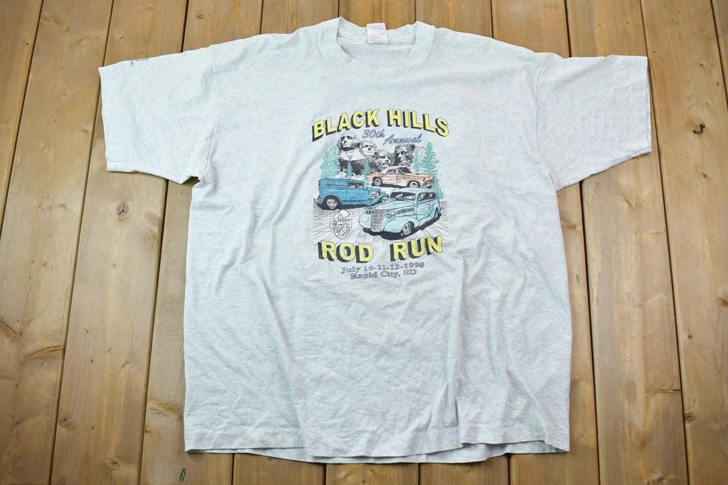 Vintage 1998 Black Hills Rod Run Souvenir T-Shirt