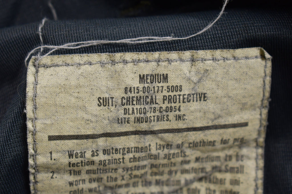 Vintage 1977 Military Chemical Protective Trousers Size 38 x 29.5