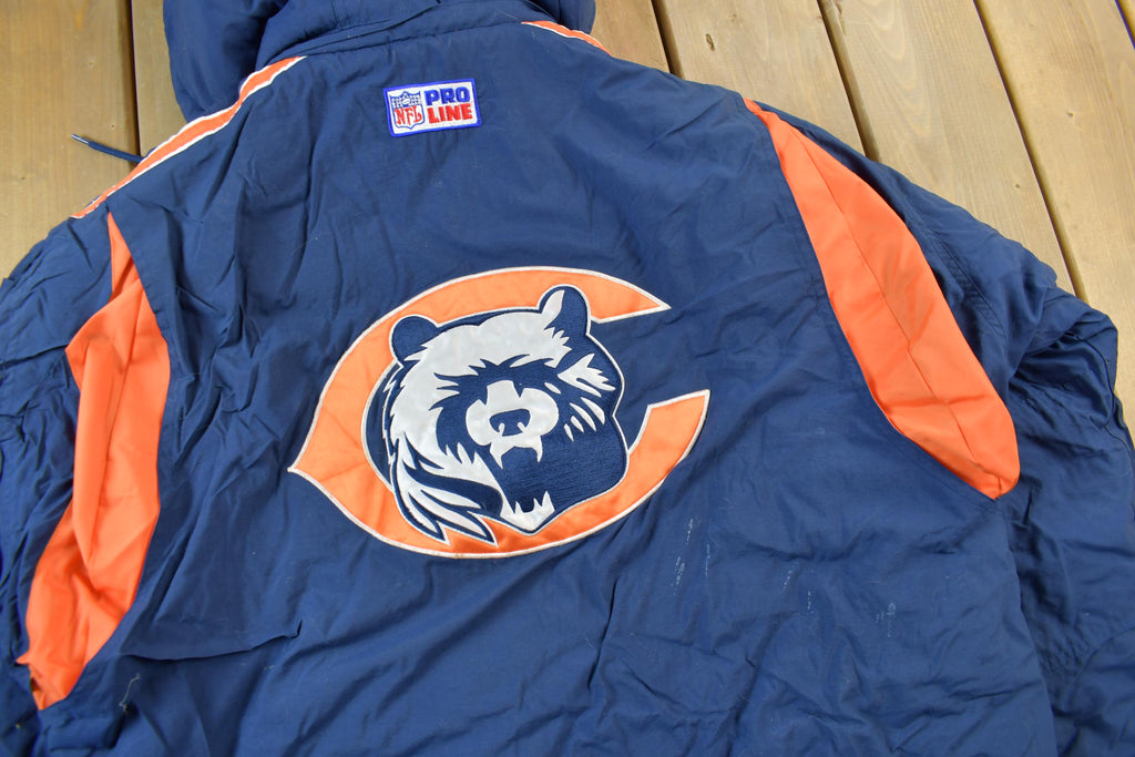 Vintage 1990s Chicago Bears NFL Pro Line Starter Jacket