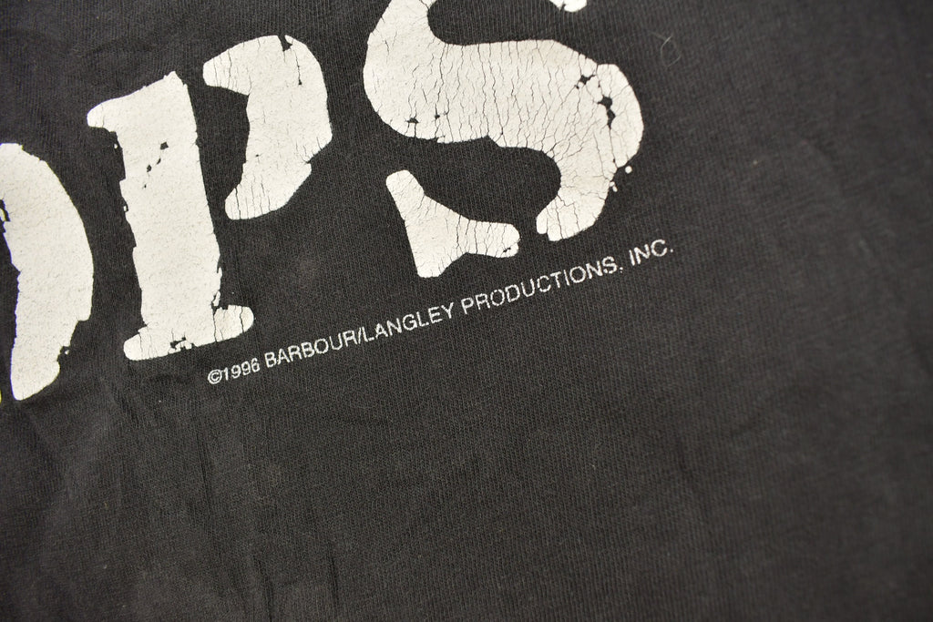 Vintage 1996 COPS Tv Show Graphic Promo T Shirt Single Stitch