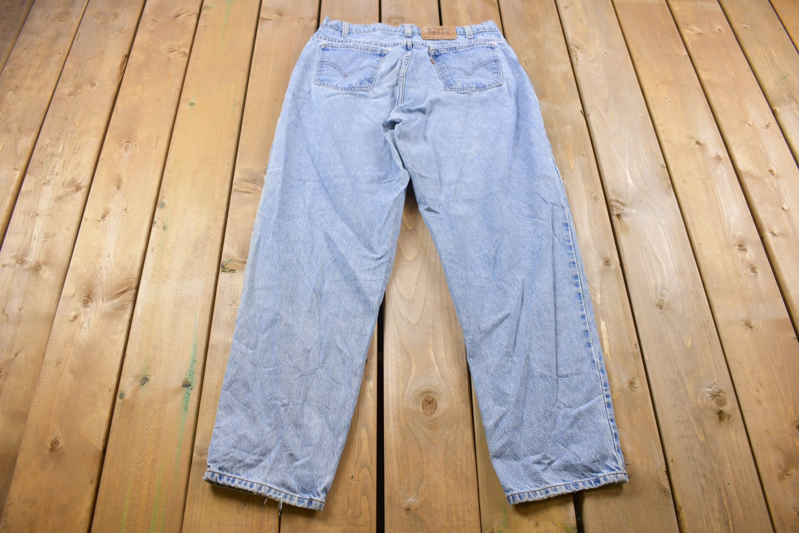 Vintage 1990s Levi's 560 Orange Tab Jeans Size 32 x 31
