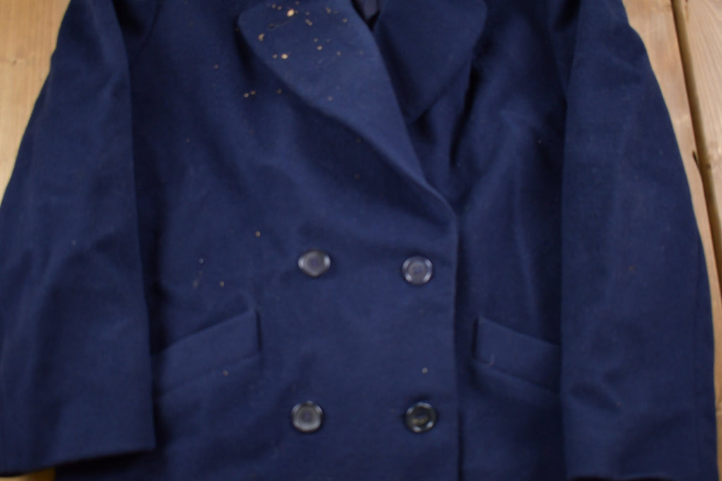 Vintage 1980s Central Park International Wool Double Breasted Jacket