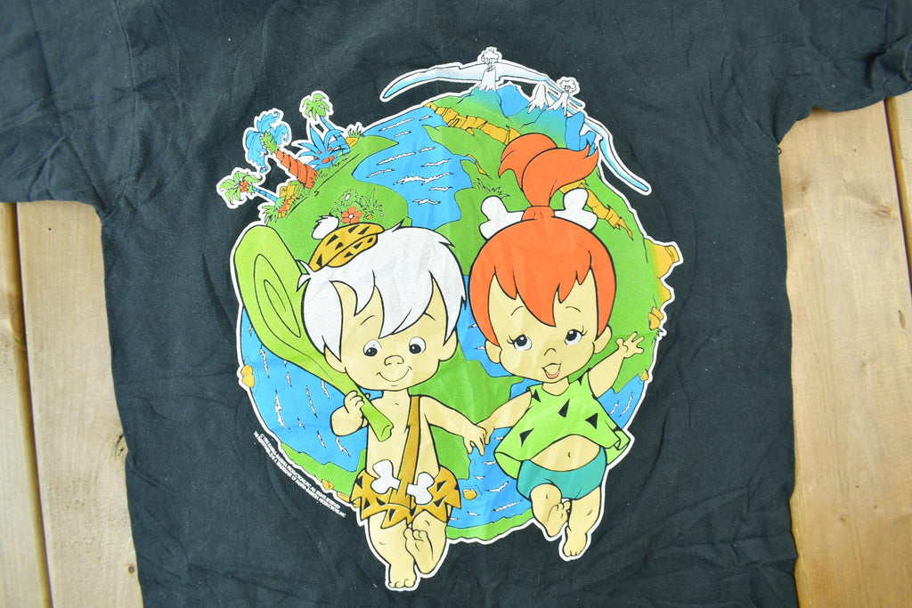 Vintage 1994 The Flintstones Graphic Cartoon Promo T-Shirt