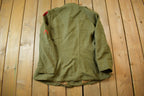 Vintage WWI Military Battledress Button Up Army Jacket