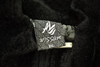 Vintage 1990s Wissam Embroidered Fur Coat