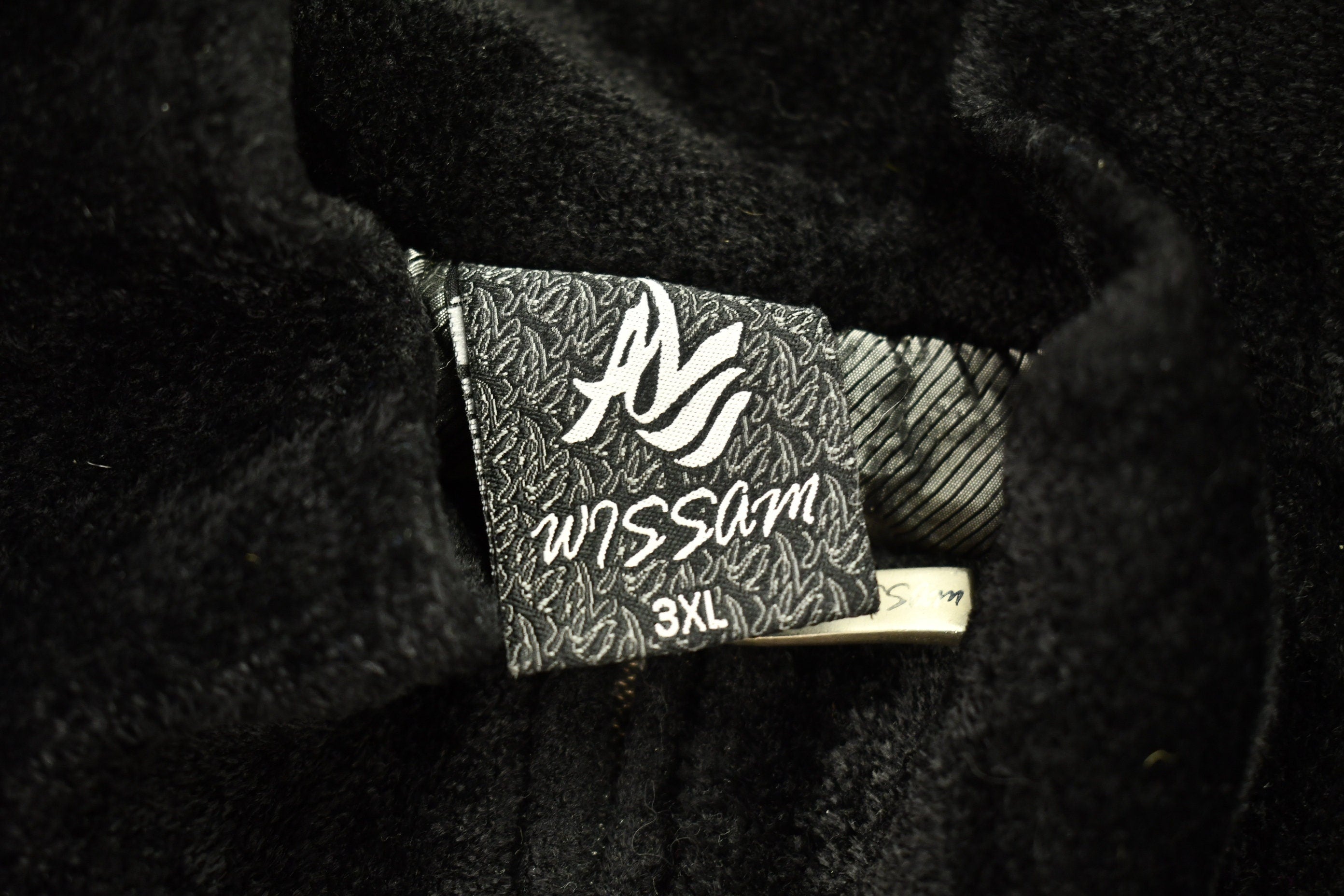 Vintage 1990s Wissam Embroidered Fur Coat