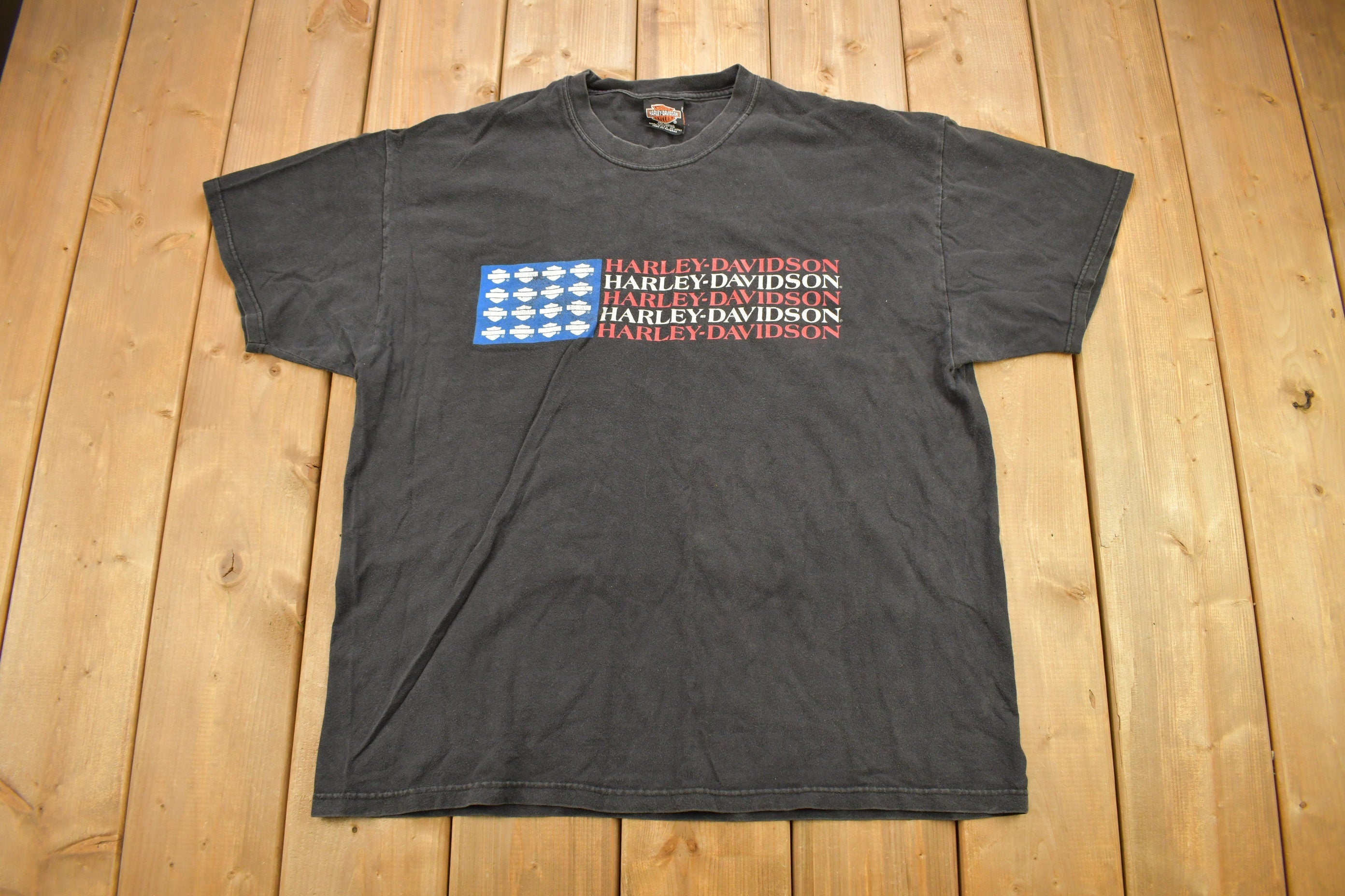 Vintage 2002 Buffalo Harley Davidson New York Graphic T-Shirt