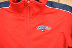 Vintage 1990s Tommy Hilfiger Zip Up Colour Block Warm Up Sweatshirt