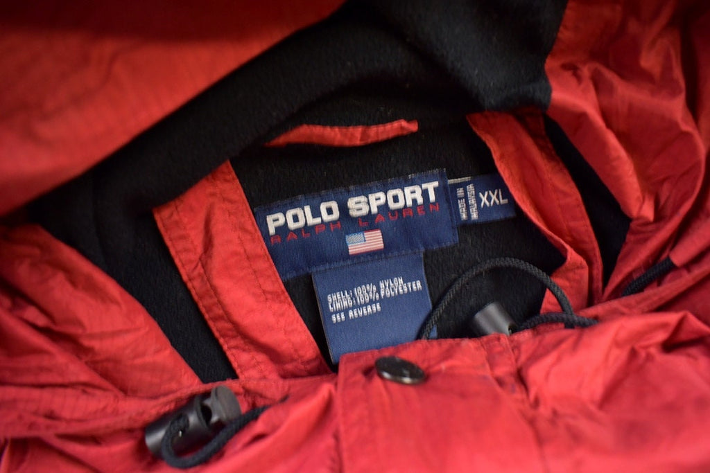 Vintage 1990s Polo Sport Ralph Lauren Fleece Lined Jacket