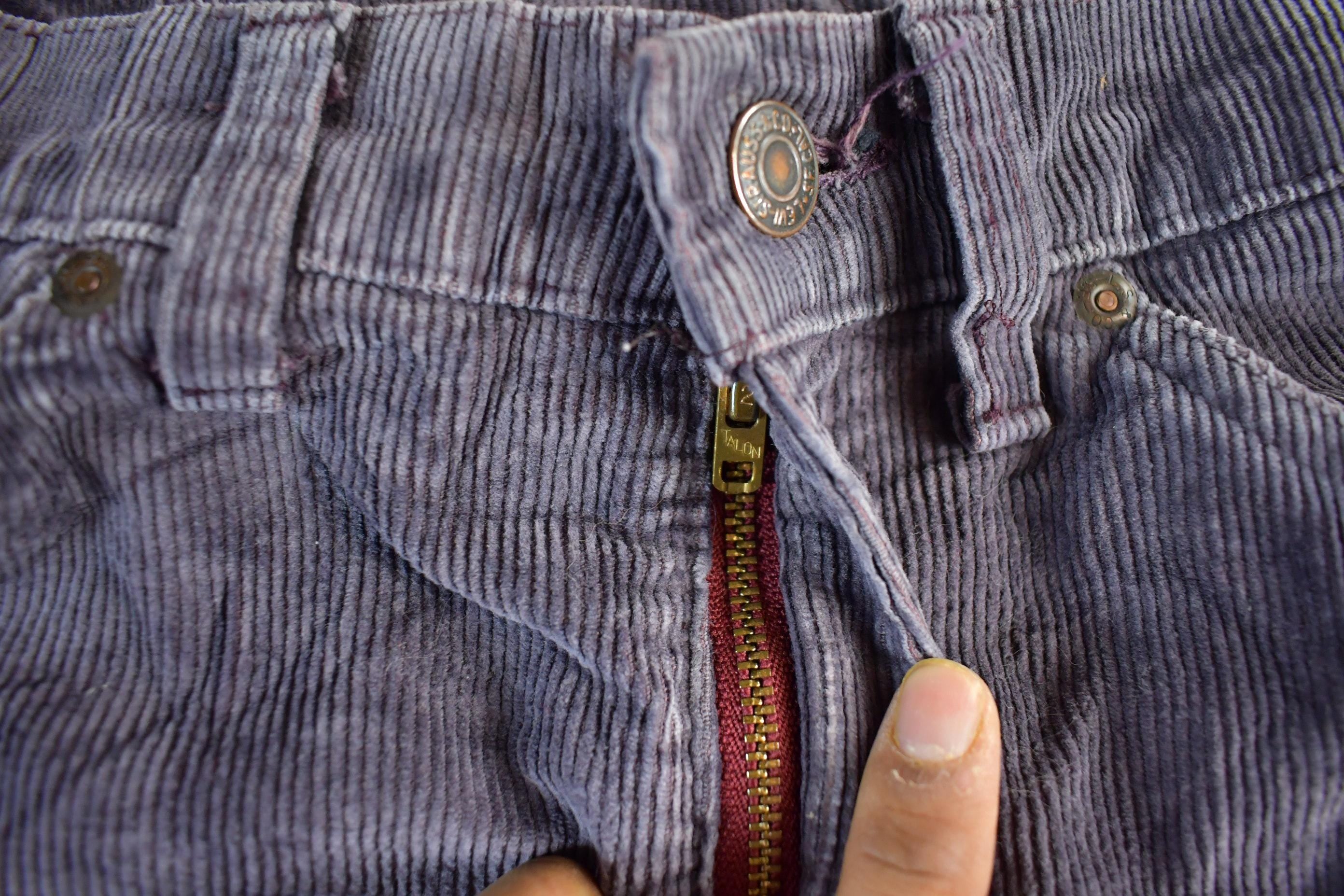 Vintage 1970s Levi's Bell Bottom Corduroy Flare Pants Size 31 x 32