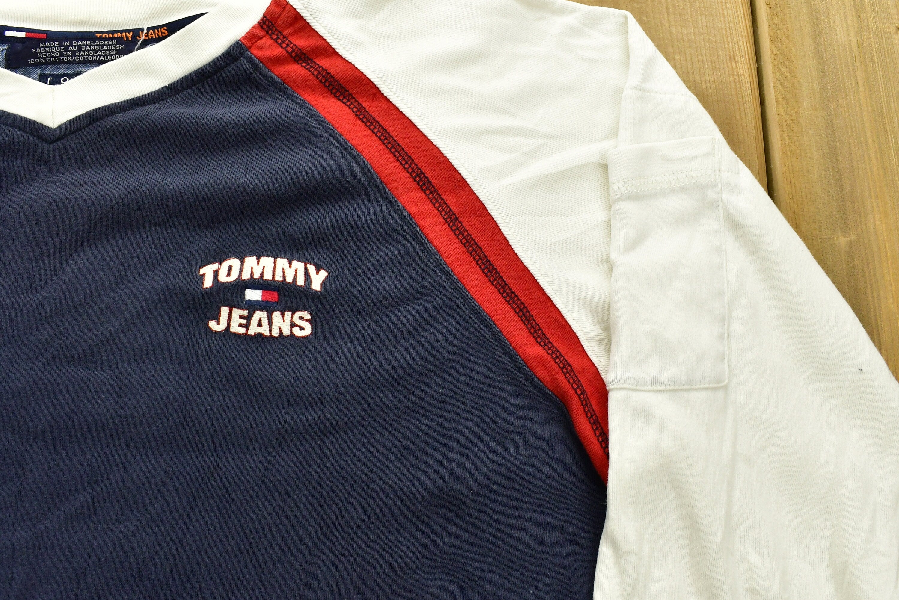 Vintage 1990s Tommy Hilfiger Tommy Jeans Embroidered Crewneck