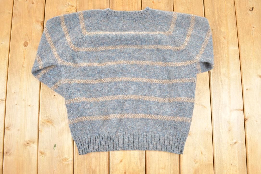 Vintage 1980s Mcgregor Wool Knit Crewneck Sweater Mens L