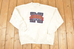 Vintage 1990s Minnesota Big Plaid M Cute Crewneck Sweatshirt Women's XL