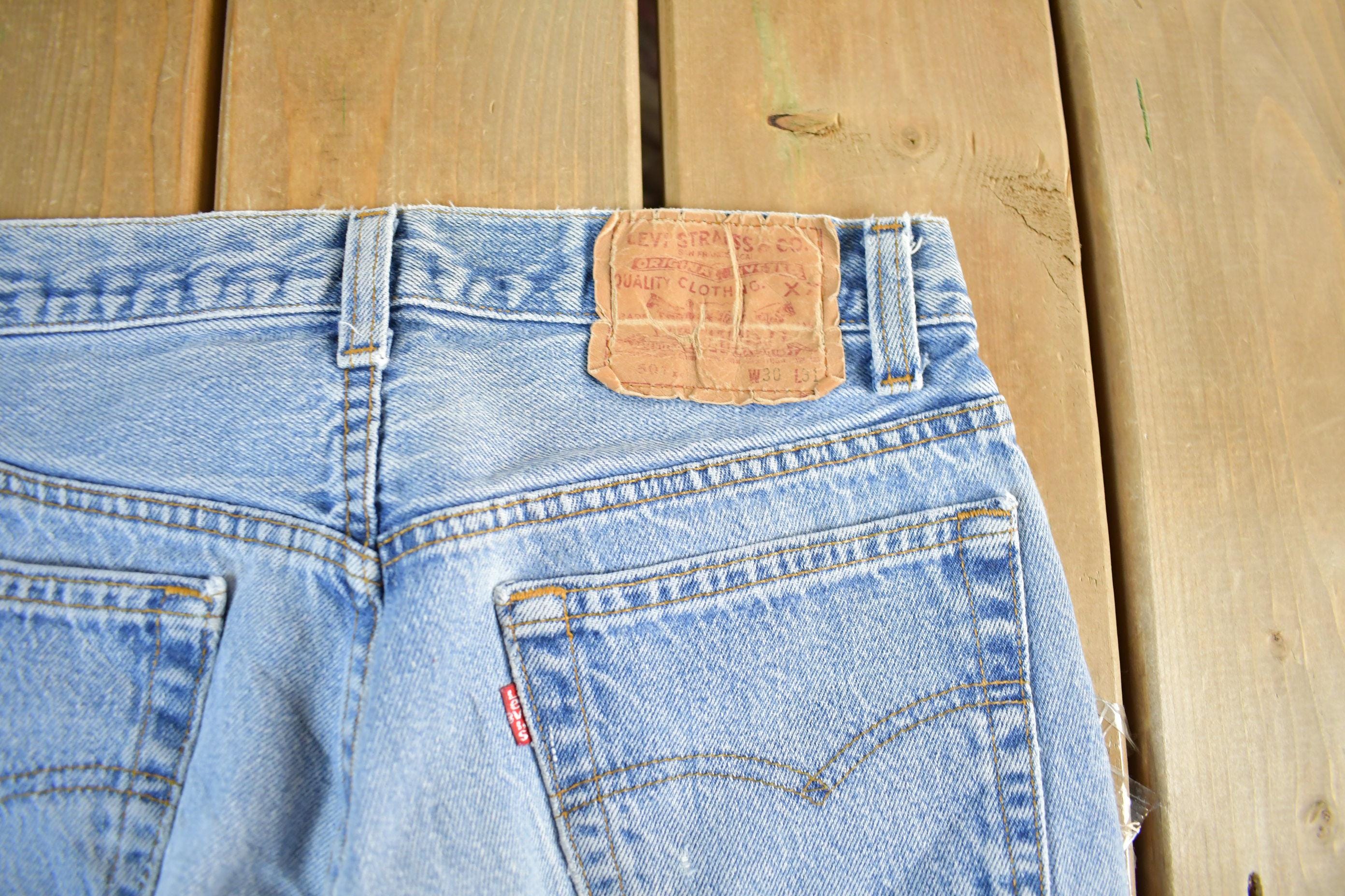 Vintage 1990s Levi's Denim Jeans Men's 28 x 27