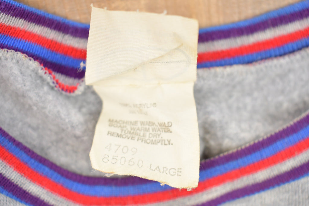 Vintage 1980s Land N Sea Made In USA Crewneck Sweatshirt