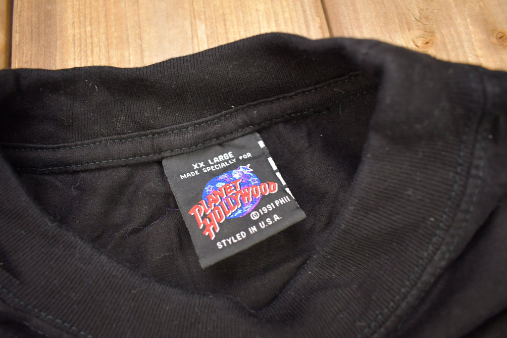 Vintage 1991 Planet Hollywood Zurich Souvenir T Shirt