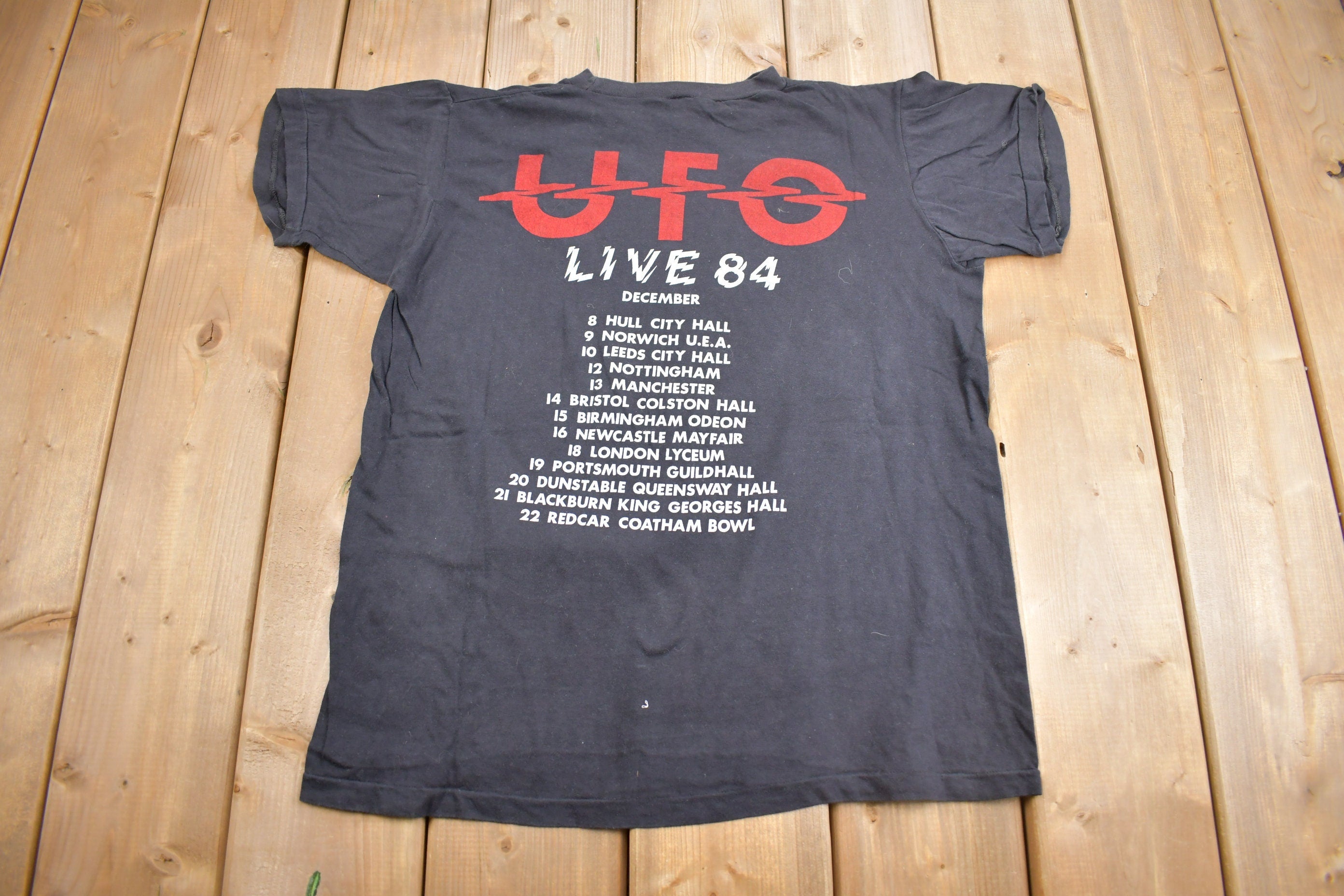 Vintage 1984 UFO LIVE 84 Tour BandT-Shirt