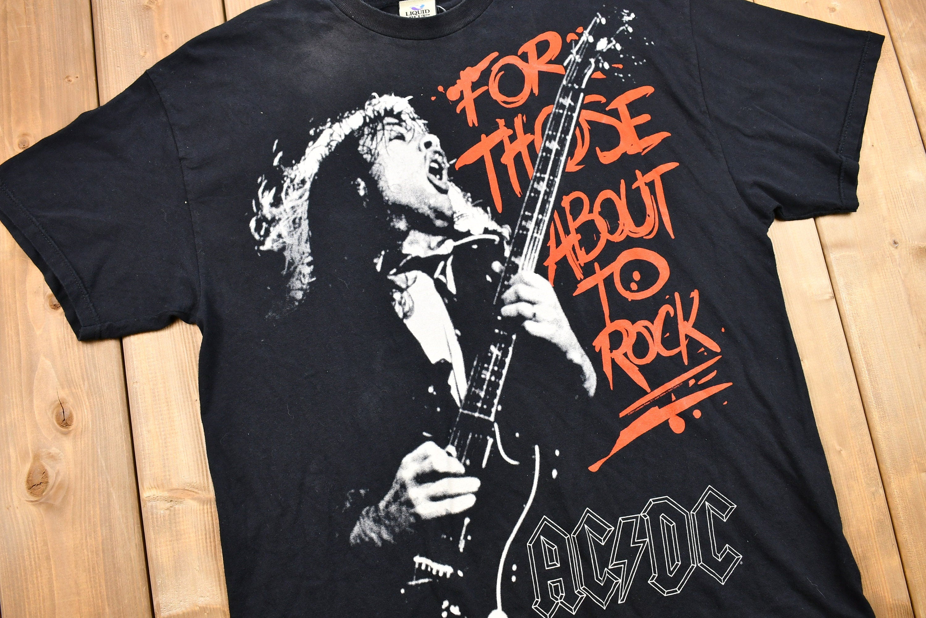 Vintage 1990s ACDC For Those About To Rock Graphic T-Shirt