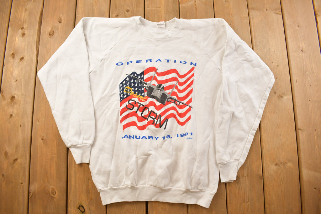 Vintage 1991 Operation Desert Storm Crewneck Sweatshirt
