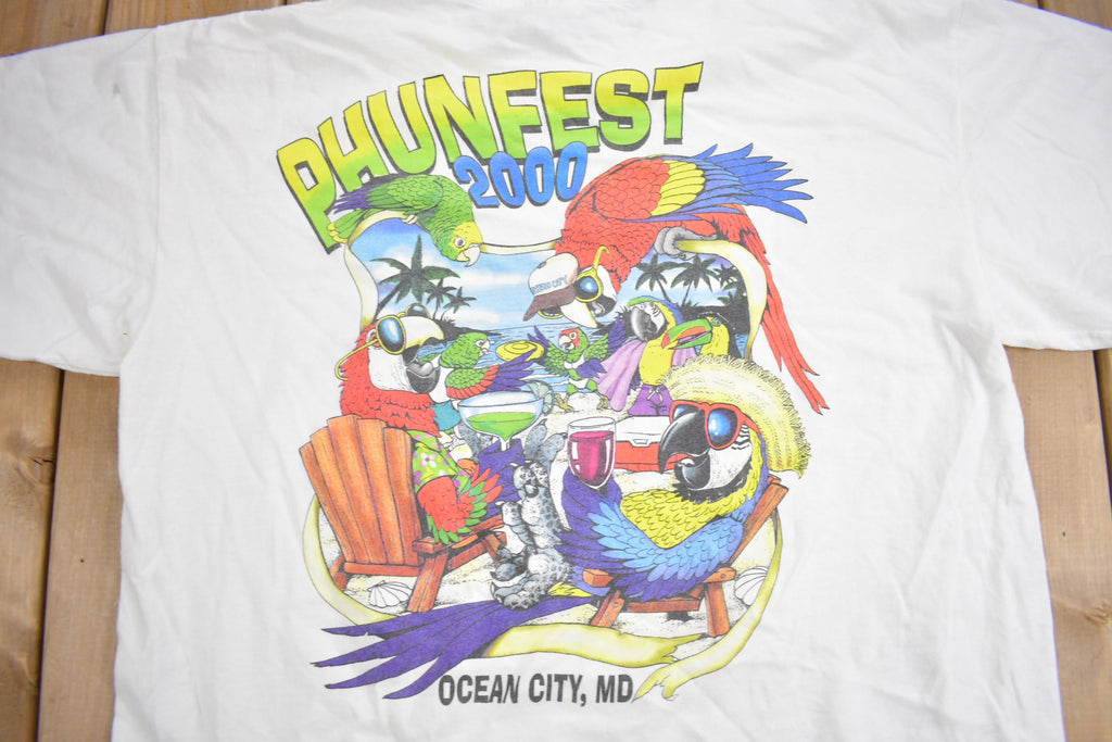 Vintage 2000 Phunfest Ocean City MD Souvenir T Shirt