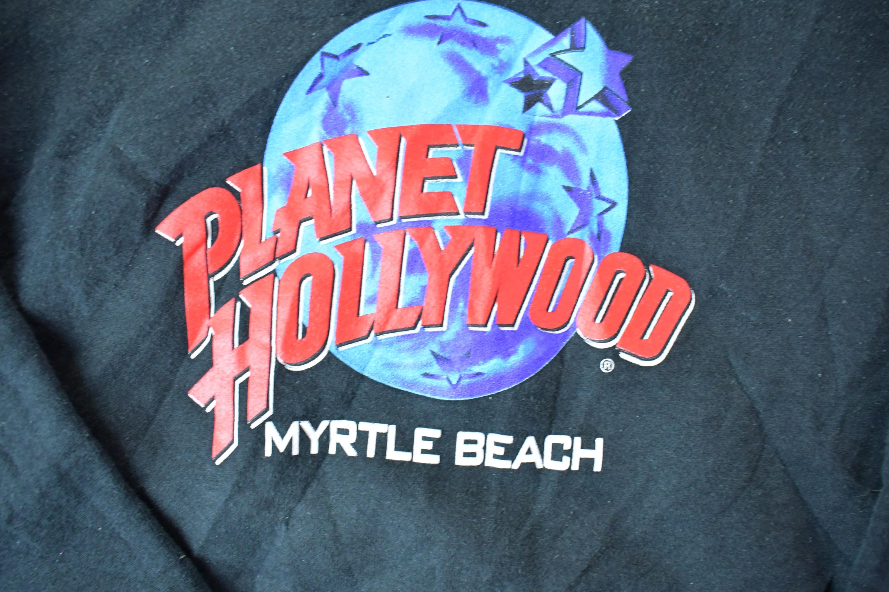 Vintage Y2K Planet Hollywood Myrtle Beach Crewneck Sweatshirt