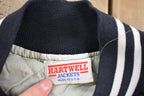 Vintage 1980s Hartwell Knarf's Bar Satin Bomber Jacket