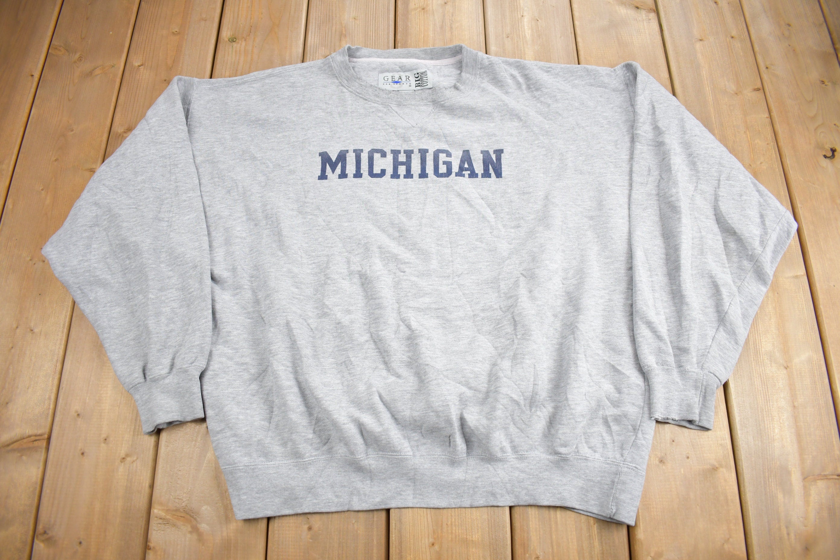 Vintage 1990s University Of Michigan Collegiate Crewneck