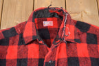 Vintage 1970s Town Craft Buffalo Plaid Button Up Shirt