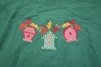 Vintage 1990s Cute Grandma Style Crewneck Christmas Sweater Made In USA