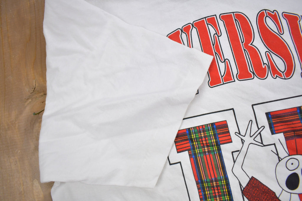 Vintage 1993 Scared Guy University Stanley Desantis Graphic T Shirt