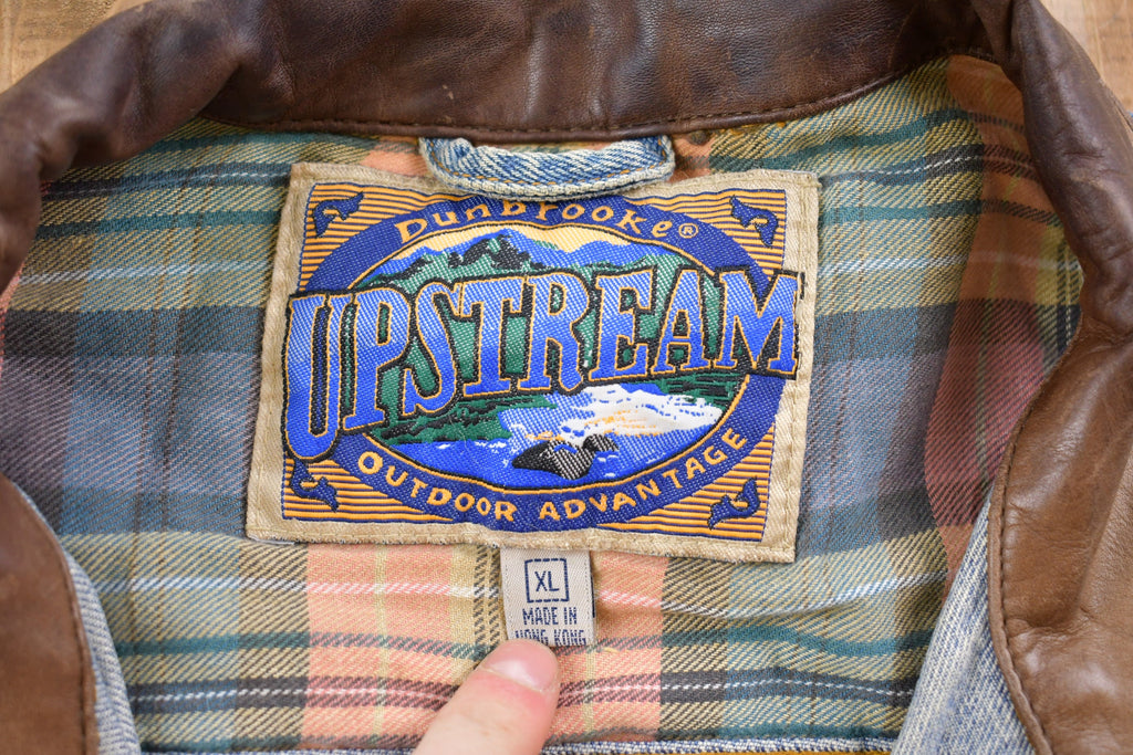 Vintage 1980s Upstream Kellogg's Denim Jean Jacket